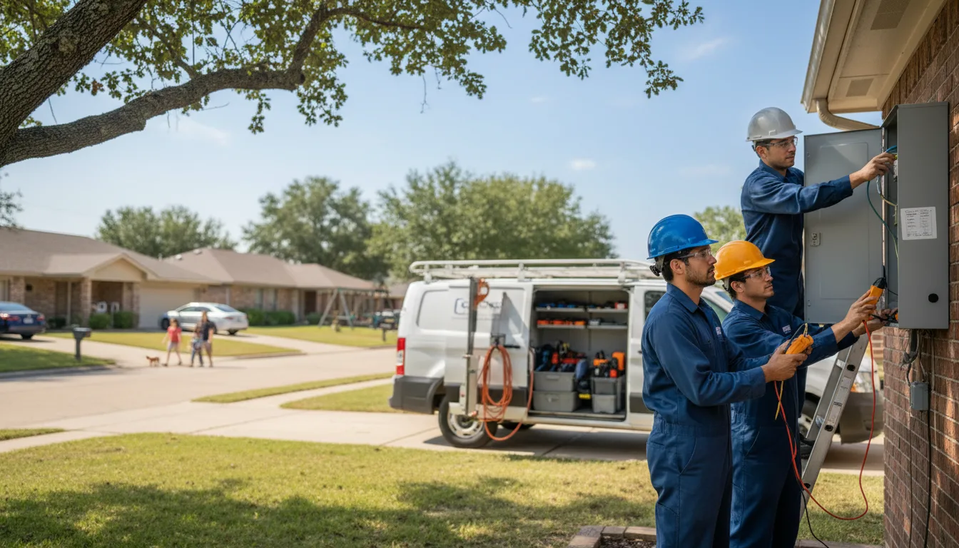 Certified electrician providing emergency electrical services in Warne, NC